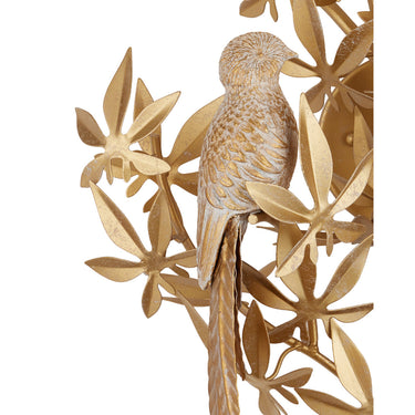 Currey & Company Aviary Gold 1-Light Wall Sconce 6