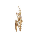 Currey & Company Aviary Gold 1-Light Wall Sconce 8