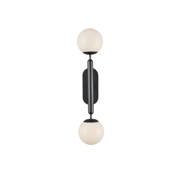 Currey & Company Barbican 2-Light Nickel Wall Sconce 9