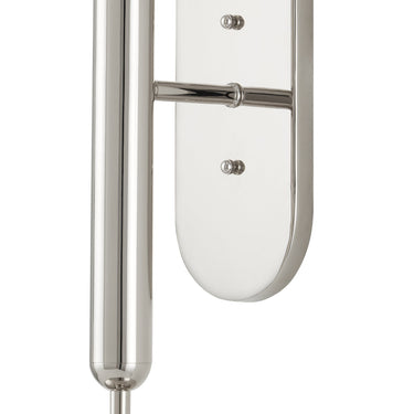 Currey & Company Barbican 2-Light Nickel Wall Sconce 1