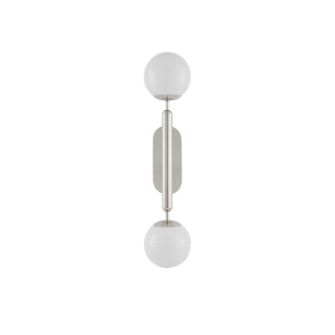 Currey & Company Barbican 2-Light Nickel Wall Sconce 3