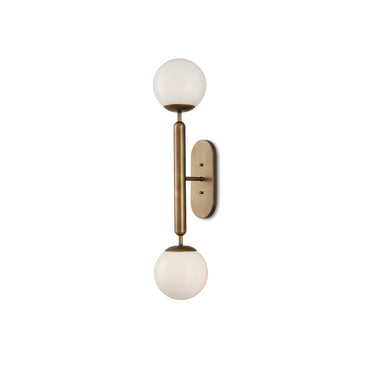 Currey & Company Barbican 2-Light Nickel Wall Sconce 4