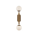 Currey & Company Barbican 2-Light Nickel Wall Sconce 6