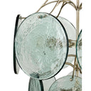 Currey & Company Bardi 20.5" Contemporary Silver 4-Light Pendant 1