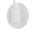 Currey & Company Basket White Swing-Arm 1-Light Wall Sconce 1