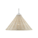 Currey & Company Basket White Swing-Arm 1-Light Wall Sconce 2