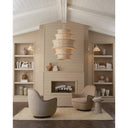 Currey & Company Basket White Swing-Arm 1-Light Wall Sconce 5