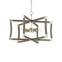Currey & Company Bastian 27" Gray 6-Light Convertible Semi-Flush Mount 4