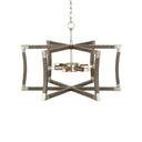 Currey & Company Bastian 27" Gray 6-Light Convertible Semi-Flush Mount 5