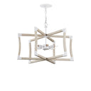 Currey & Company Bastian 27" Sandstone 6-Light Convertible Semi-Flush Mount 5