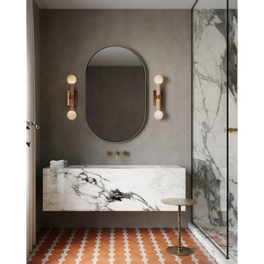 Currey & Company Beatrix 2-Light Bath Wall Sconce 16