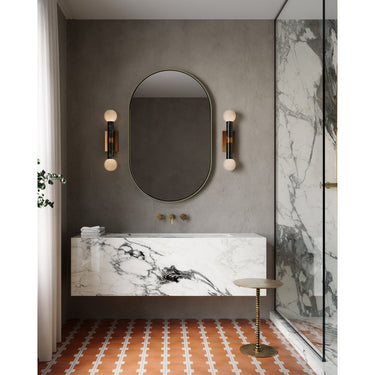 Currey & Company Beatrix 2-Light Bath Wall Sconce 7