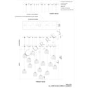 Currey & Company Beehive 15-Light Linear Multi-Drop Pendant 4