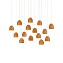 Currey & Company Beehive 15-Light Linear Multi-Drop Pendant 