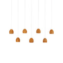 Currey & Company Beehive 7-Light Linear Multi-Drop Pendant 