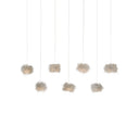 Currey & Company Birds Nest 7-Light Linear Multi-Drop Pendant 