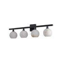 Currey & Company Bombelles 4-Light Nickel Bath Bar 10