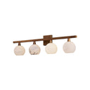 Currey & Company Bombelles 4-Light Nickel Bath Bar 15