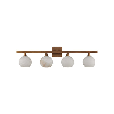 Currey & Company Bombelles 4-Light Nickel Bath Bar 16