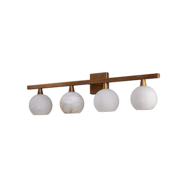 Currey & Company Bombelles 4-Light Nickel Bath Bar 17