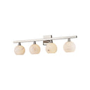 Currey & Company Bombelles 4-Light Nickel Bath Bar 2