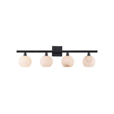 Currey & Company Bombelles 4-Light Nickel Bath Bar 5