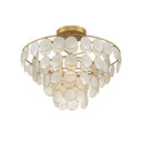 Currey & Company Bon Vivant 20" 1-Light Convertible Semi-Flush Mount 2