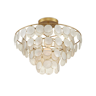 Currey & Company Bon Vivant 20" 1-Light Convertible Semi-Flush Mount 2