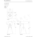 Currey & Company Bronwen Bath 1-Light Wall Sconce 12