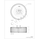 Currey & Company Brownell 14" LED Flush Mount 6