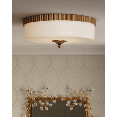 Currey & Company Bryce 16.25" 1-Light LED Flush Mount 13