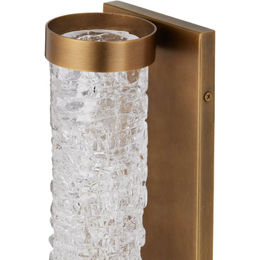 Currey & Company Busby Brass Bath 1-Light Wall Sconce 1