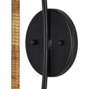 Currey & Company Capriole Rattan 1-Light Wall Sconce 1