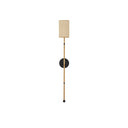 Currey & Company Capriole Rattan 1-Light Wall Sconce 4