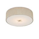 Currey & Company Caravel 14" Silver LED Flush Mount 2
