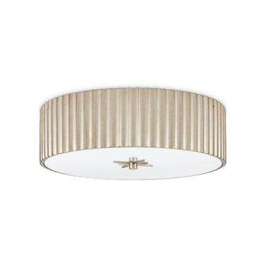 Currey & Company Caravel 14" Silver LED Flush Mount 3