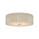 Currey & Company Caravel 14" Silver LED Flush Mount 