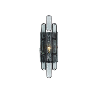 Currey & Company Centurion Recycled Glass 1-Light Wall Sconce 2