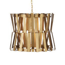 Currey & Company Chaconne 27" Brass Chandelier 1-Light Chandelier 3
