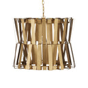 Currey & Company Chaconne 27" Brass Chandelier 1-Light Chandelier 4