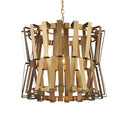 Currey & Company Chaconne 27" Brass Chandelier 1-Light Chandelier 