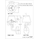 Currey & Company Charny 1-Light Wall Sconce 6