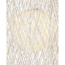 Currey & Company Cocoon Cream 1-Light Pendant 1