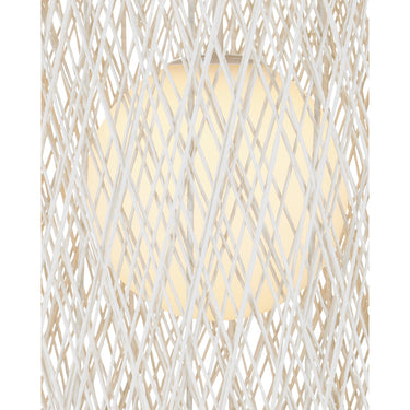 Currey & Company Cocoon Cream 1-Light Pendant 1