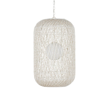 Currey & Company Cocoon Cream 1-Light Pendant 4