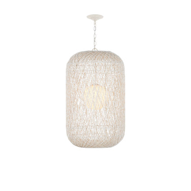 Currey & Company Cocoon Cream 1-Light Pendant 6