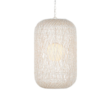 Currey & Company Cocoon Cream 1-Light Pendant 