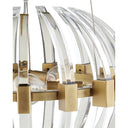 Currey & Company Coquette 13.5" Optic Crystal 3-Light Chandelier 1