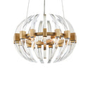 Currey & Company Coquette 13.5" Optic Crystal 3-Light Chandelier 2
