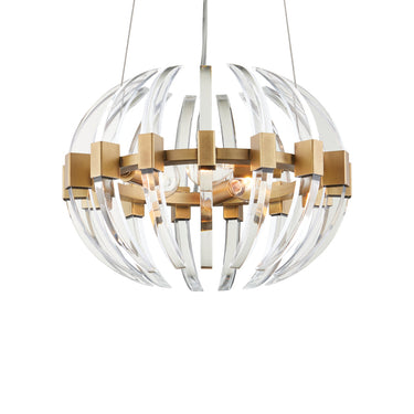 Currey & Company Coquette 13.5" Optic Crystal 3-Light Chandelier 2
